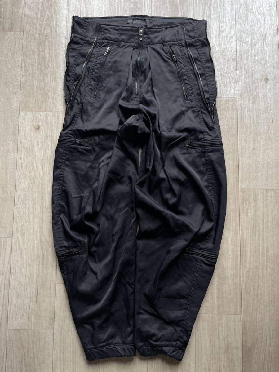 2010ss Julius wide pants collection archive ユリウス　nylon zip 