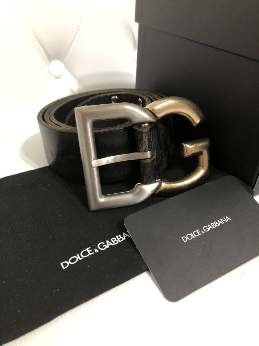 DOLCE&GABBANA ドルチェ&ガッバーナ ドルガバ ロゴプレートバックル