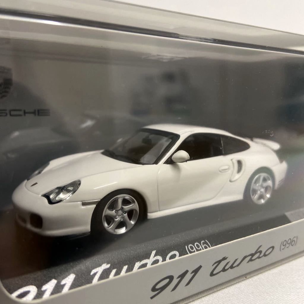 限定500台 PORSCHEディーラー特注 PMA 1/43 ポルシェ 911 turbo White 996 後期型 MINICHAMPS ターボ ミニカー モデルカー