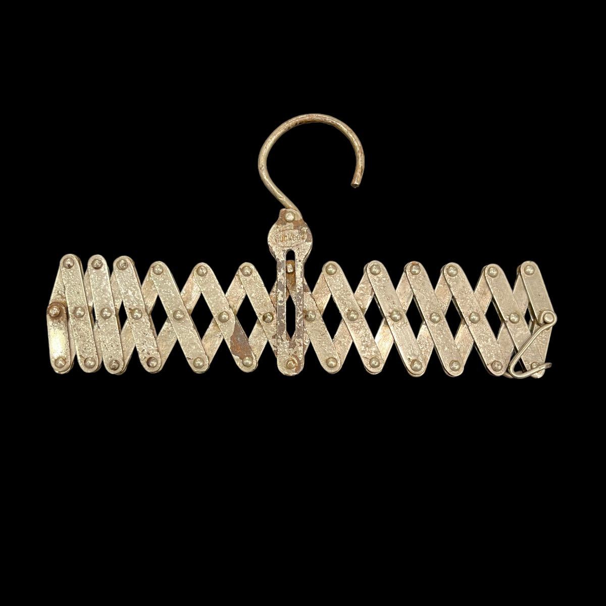 ビンテージ　アンティーク　伸縮　蛇腹　ハンガー　インダストリアル　ディスプレー 10’s 20’s 30’s 40’s