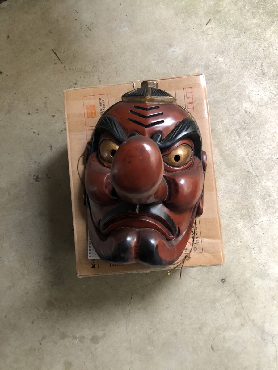 天狗 お面 木製 大型 天狗 【公式通販】