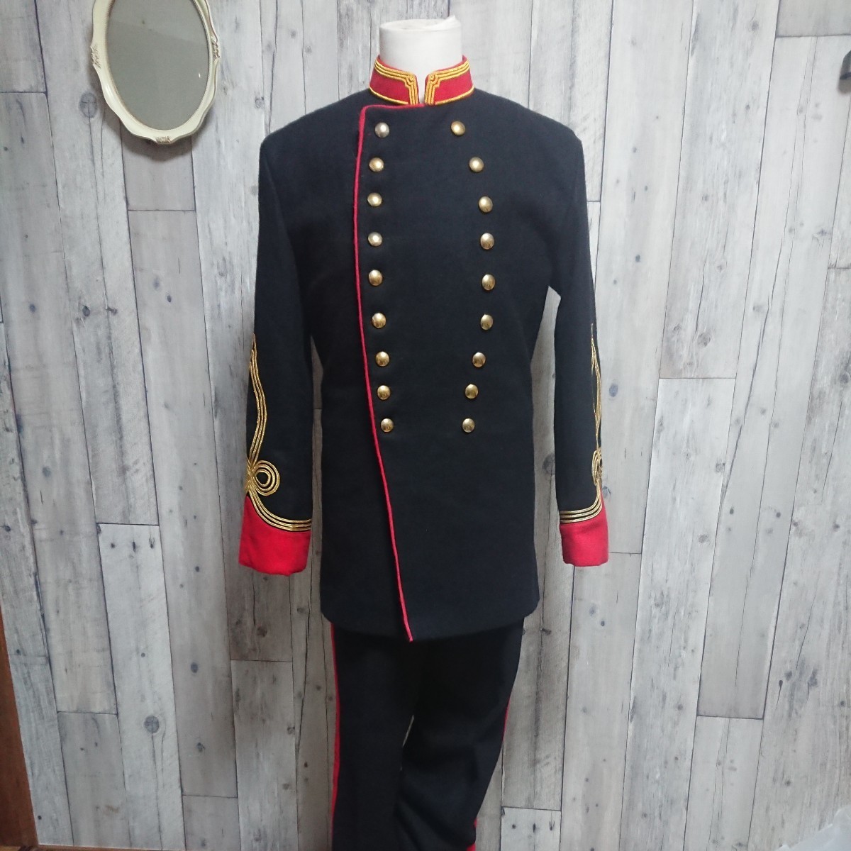 明治陸軍 明治8年式正衣 軍服上下セット 上着 トラウザーズ 陸軍歩兵