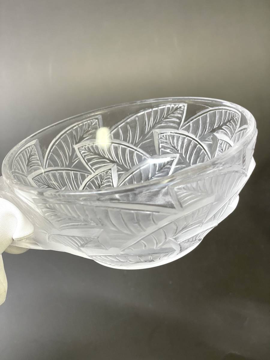 良個体LALIQUE ルネ・ラリック オルモー ORMEAUX 花瓶 LALIQUEルネ