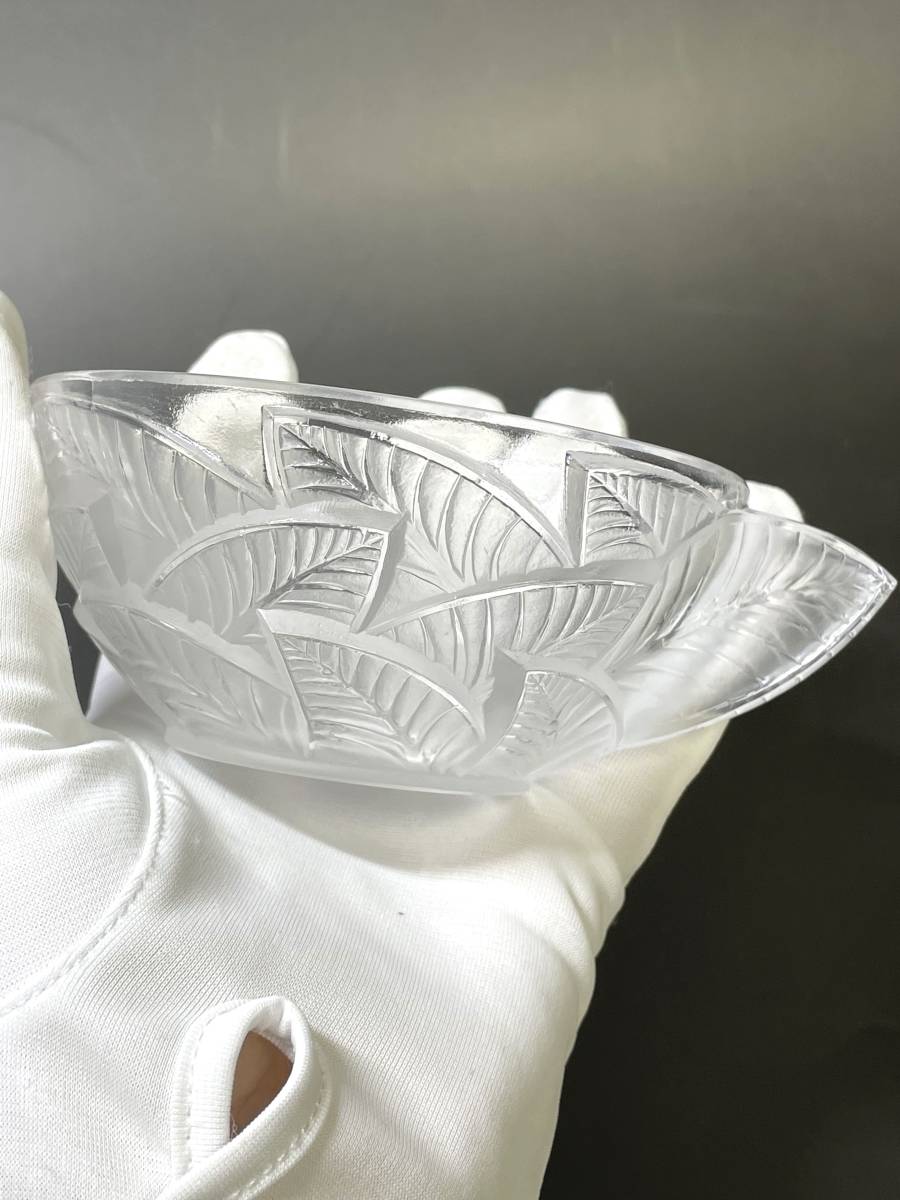 良個体LALIQUE ルネ・ラリック オルモー ORMEAUX 花瓶 LALIQUEルネ