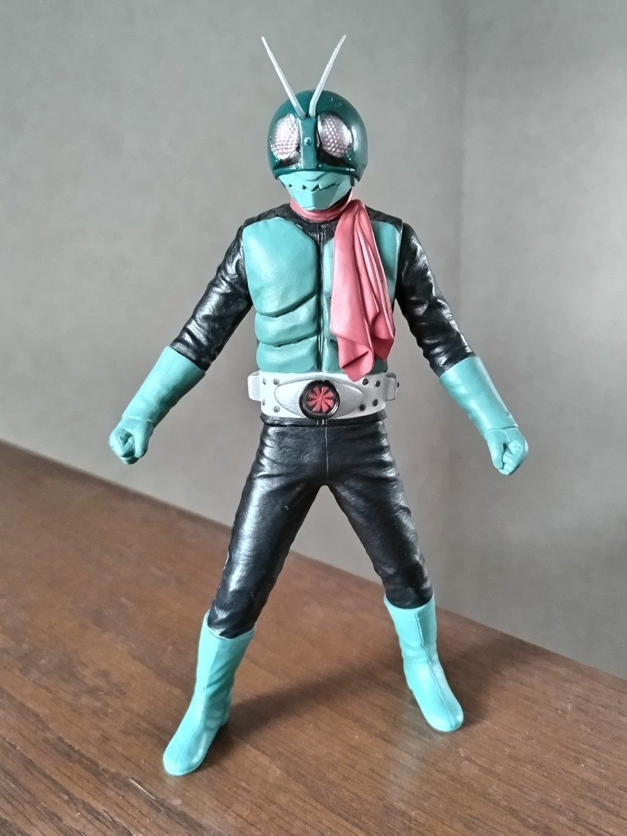 絶版】バンダイ ソフビ魂 仮面ライダー旧1号 & 旧1号(桜島版) & 旧2 