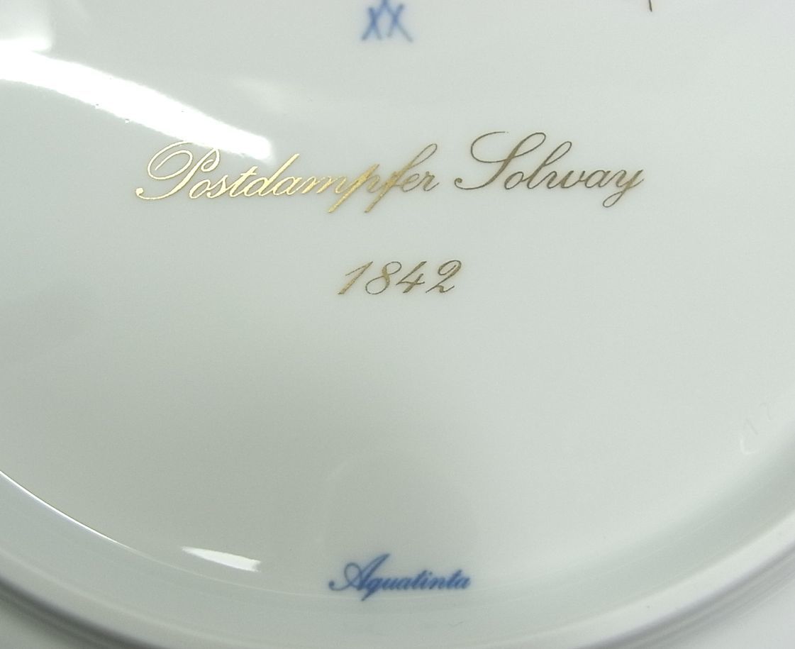 500円スタート◇正規品美品マイセン 2001年 イヤープレート