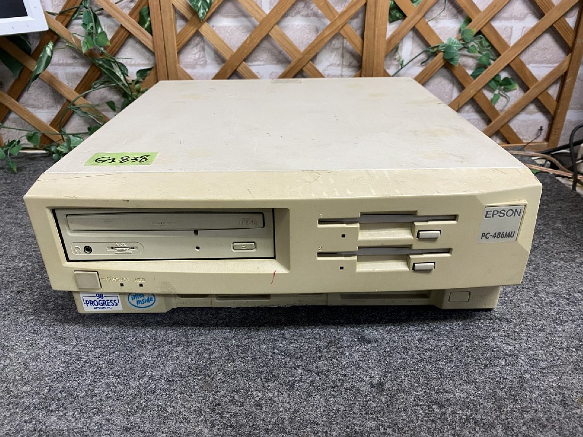 PC-486MU EPSON 送140サイズEPSON PentiumODP⁄MEM不明(増設あり)⁄HDD 