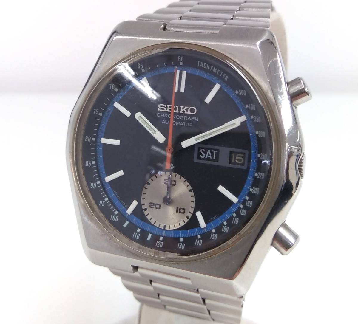 6139-7080 SEIKO クロノグラフ セイコー 自動巻 OH済 昭和51年製 6139 