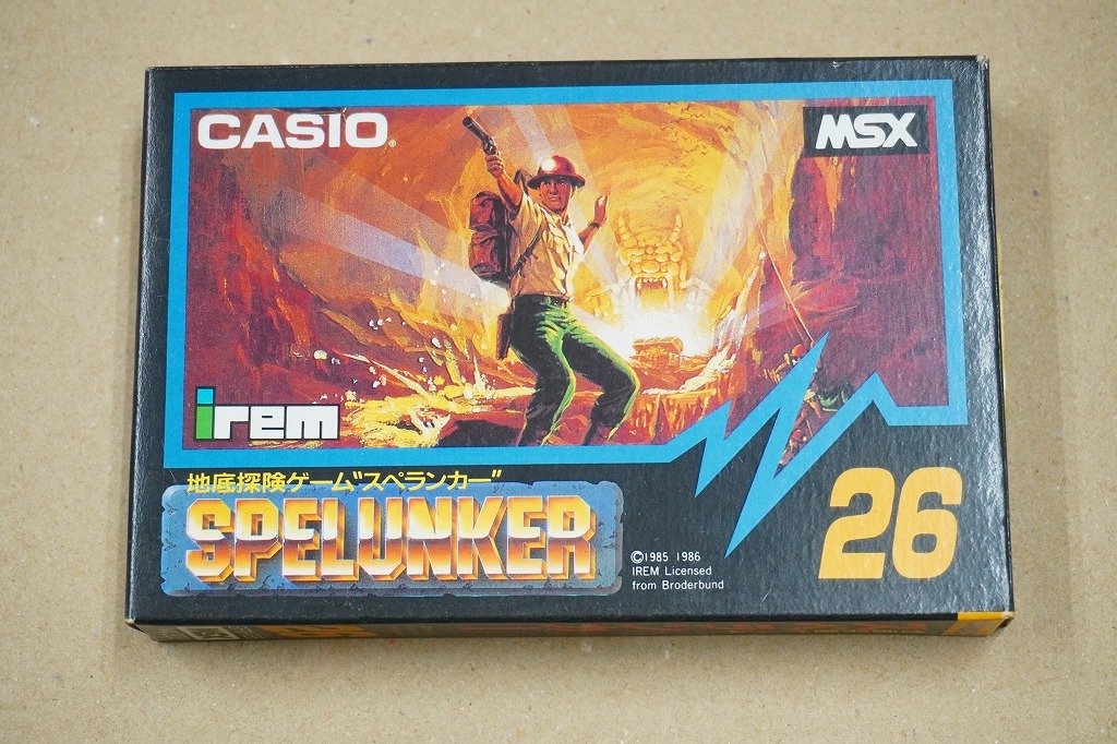 MSX2 ROMカセット スペランカー（SPELUNKER） アイレム（irem）(MSX 