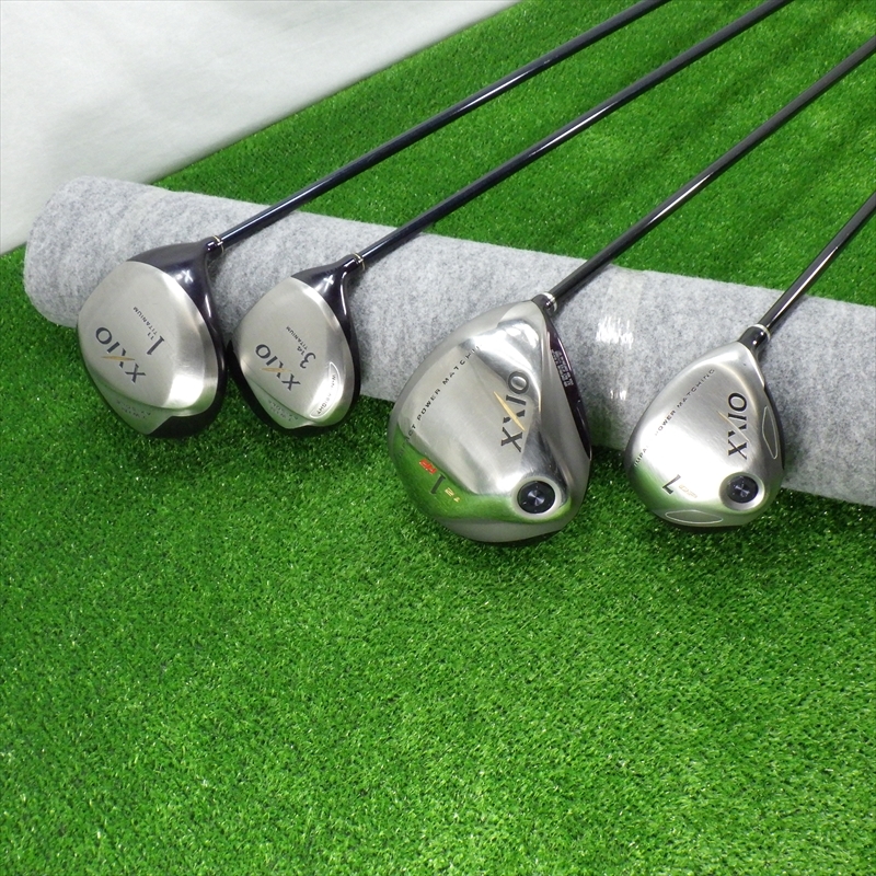 【再出品】（Ａ002）ＤＵＮＬＯＰ　ＸＸＩＯ　ゼクシオ　ウッド・フェアウエーウッド　4本セット　ＭＰ400　ＭＰ200