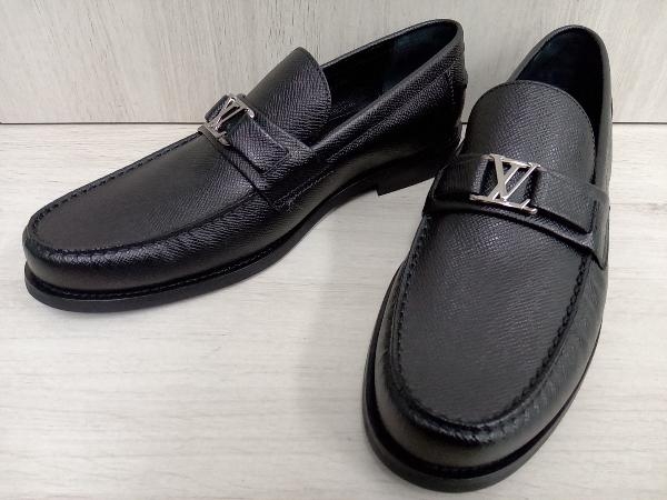 ルイ・ヴィトン LOUIS VUITTON ローファー サイズ 8 1/2 ブラック
