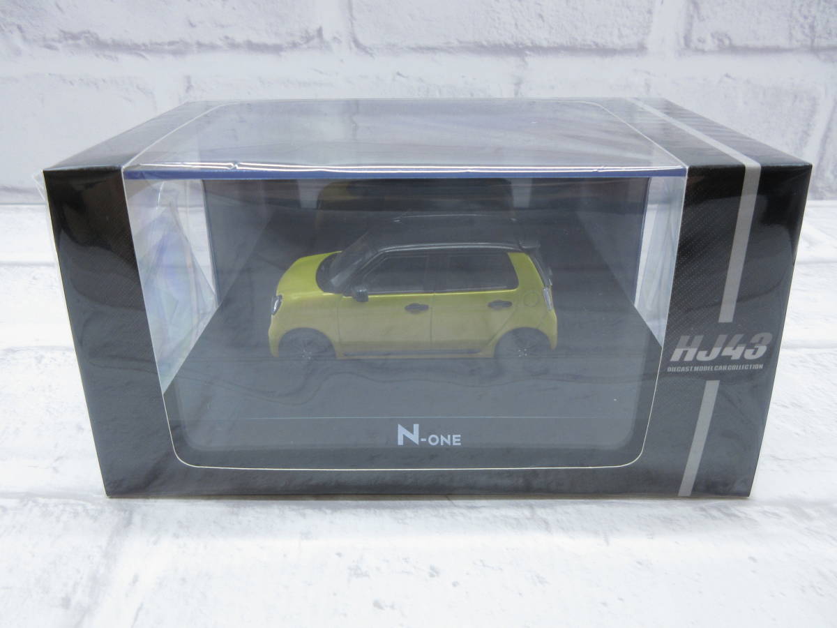 ミニカー 1/43 ホンダ N-ONE RS エヌワン RS プレミアムイエローパール 