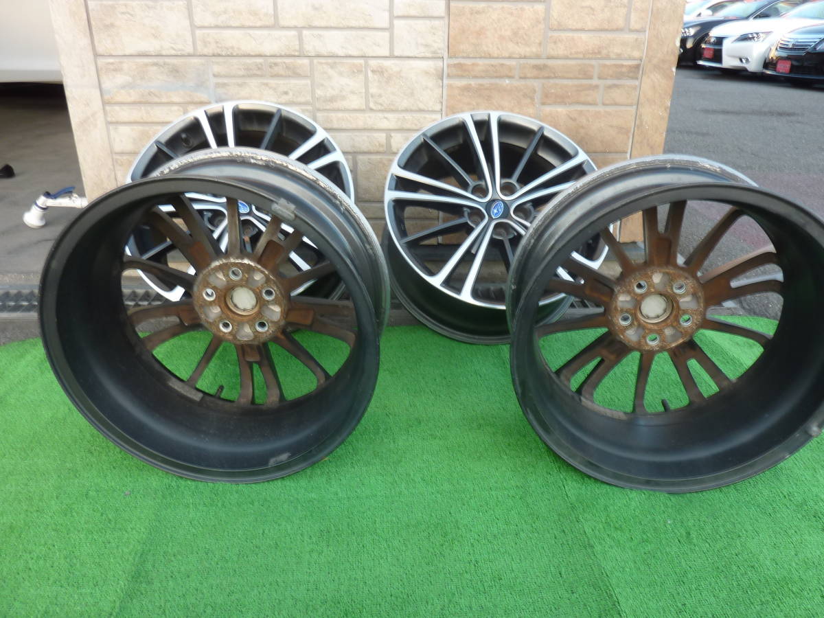 BRZ ZC6 プリウス 86等 100 5穴 純正17インチアルミ4本 純正 17