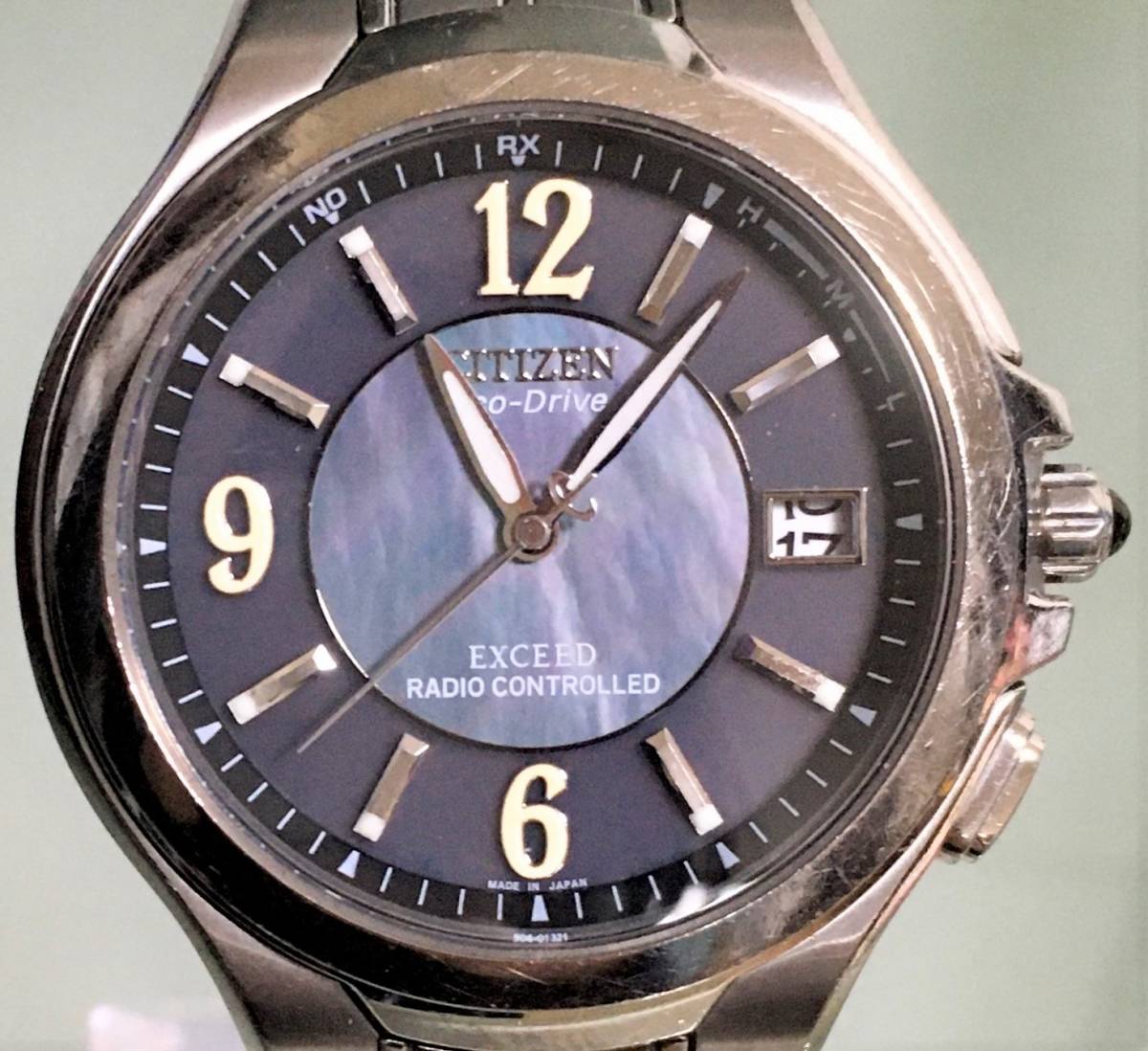 ☆稼動品☆CITIZEN シチズン/エクシード☆エコドライブ☆ソーラー 