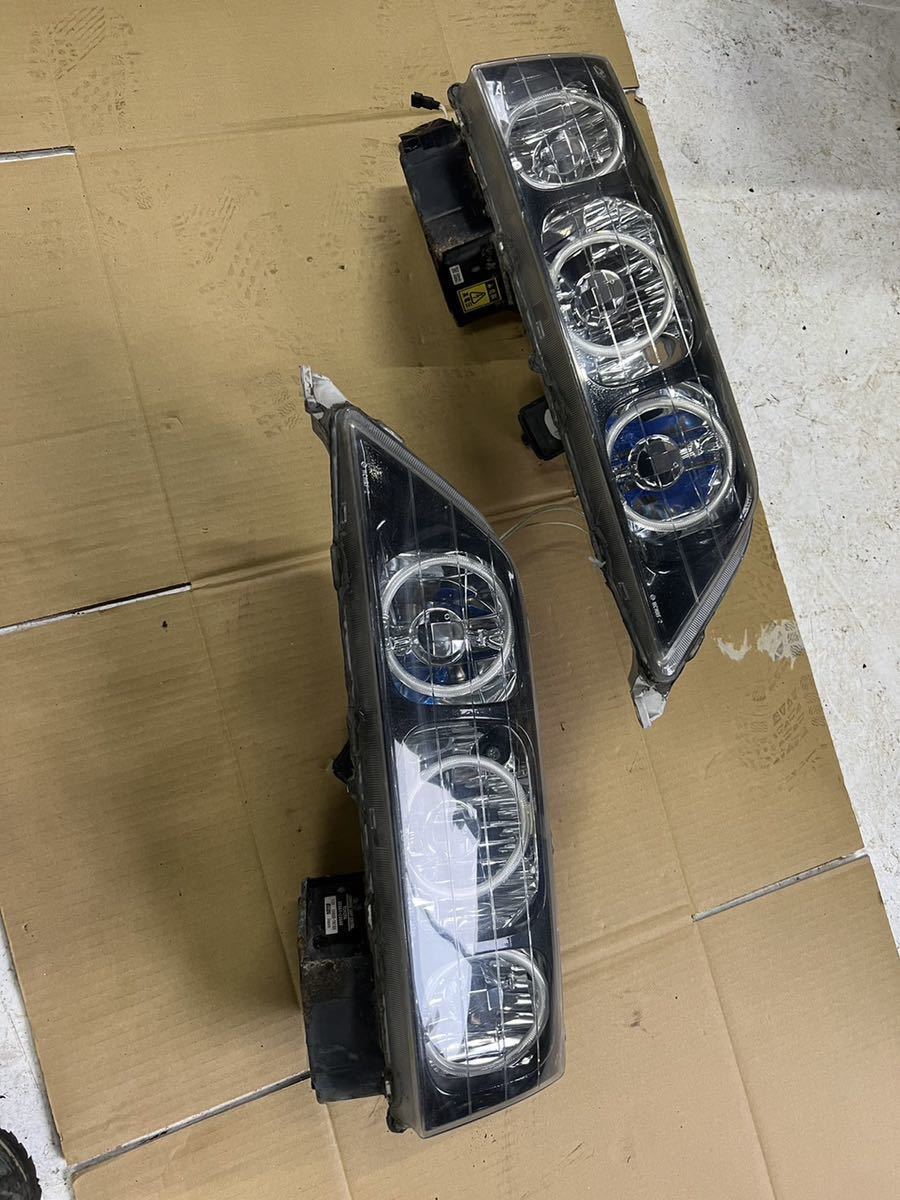 美品 JZX100 マーク2 ツアラーV ヘッドライト イカリング 1JZ 2JZ 100 