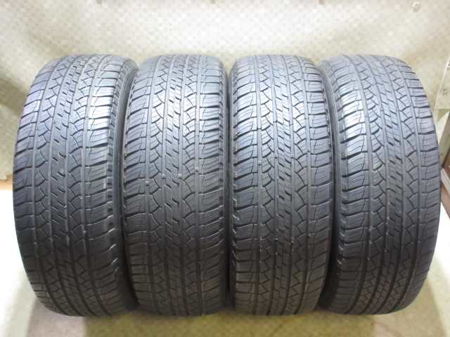 中古タイヤ　265/65R17　ミシュラン　LATITUDE TOUR　９分山　2018年式　４本セット