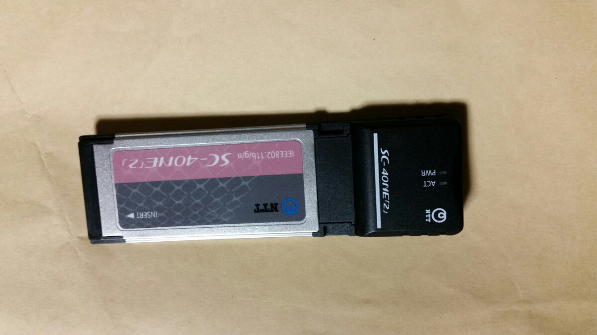 NTT東日本 ルーター用 無線LANカード SC-40NE「2」中古動作品