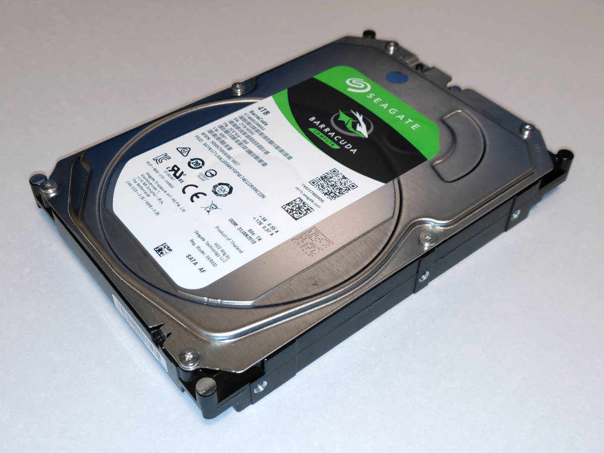 SEAGATE BARRACUDA 4TB HDD 使用時間7766時間 Seagate 4TB ST4000DM004