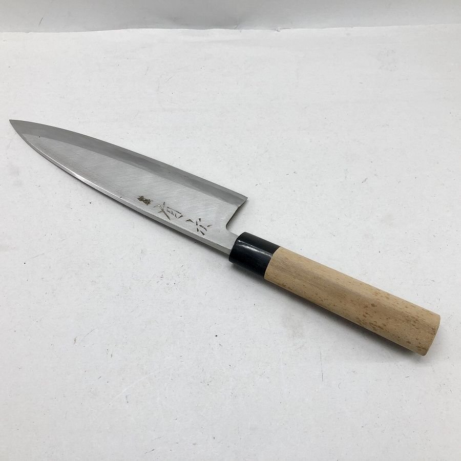 包丁 有次 特製 刃渡り21.5cm 中古品[01-3107 刃渡り21.5cm 鱧切