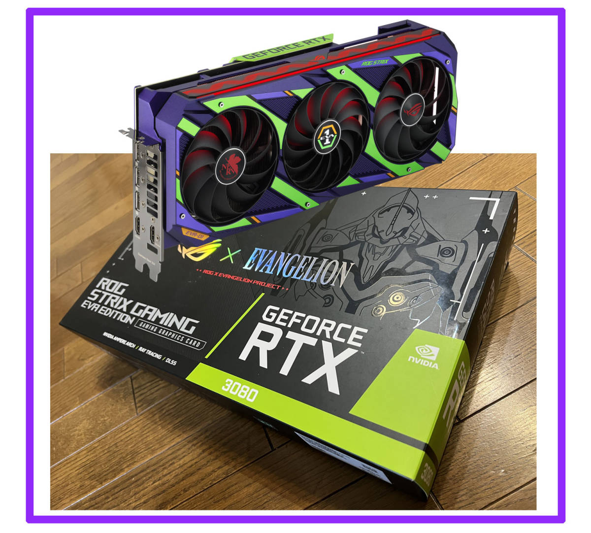 RTX3080 貴重なEVAエディション ROG Strix [12GB GDDR6X OC] EVA 