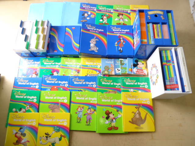 DWE ディズニーワールドオブイングリッシュ 英語システム ブルーレイ 各種 ミッキー ブルーレイメイト 他 まとめて セット