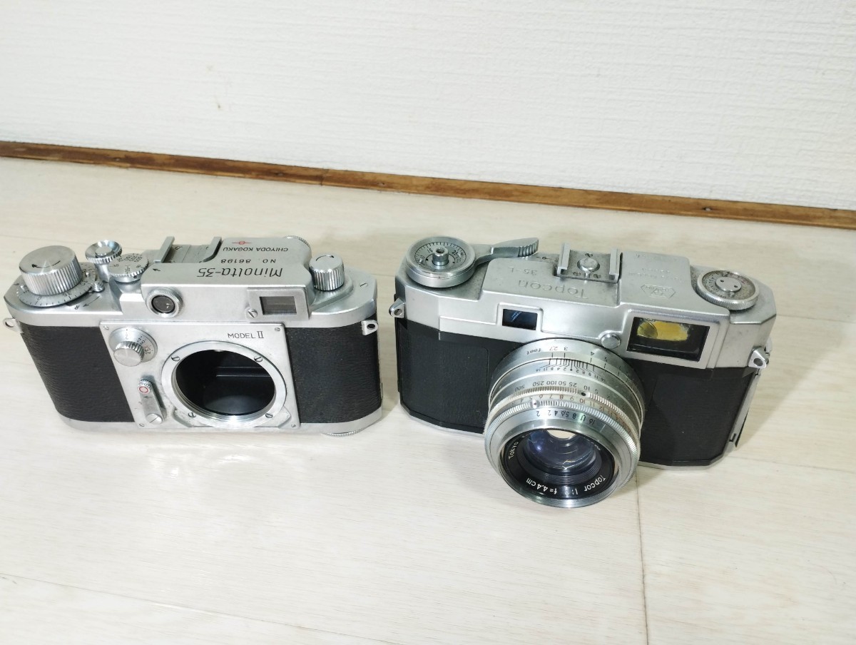 カメラ Minolta 35 MODEL II CHIYOKO SUPER ROKKOR 1:2.8 f=5cm 50mm