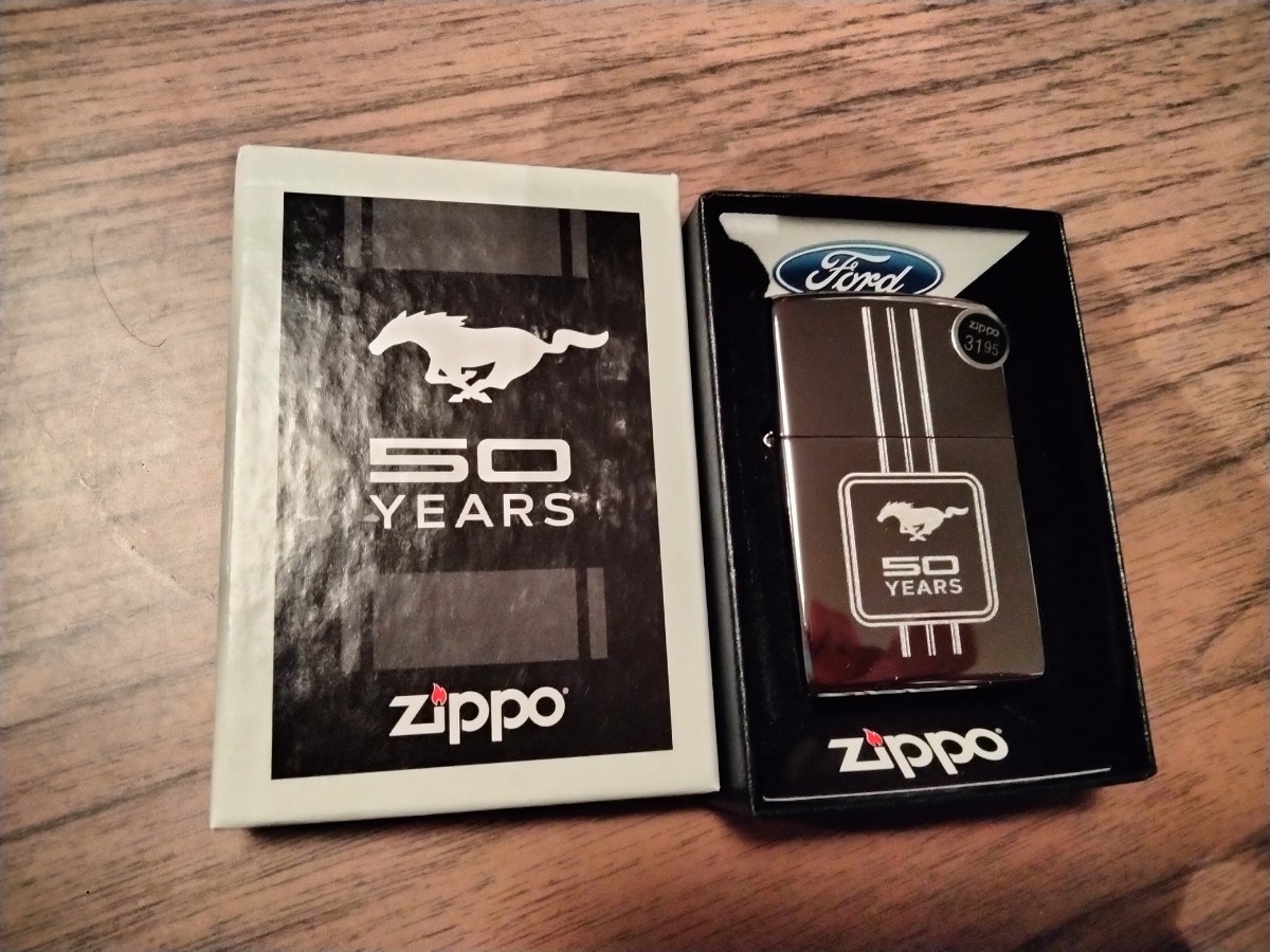 ZIPPO 品 Ford 50 years Mustang アメ車 GM フォード ムスタング 