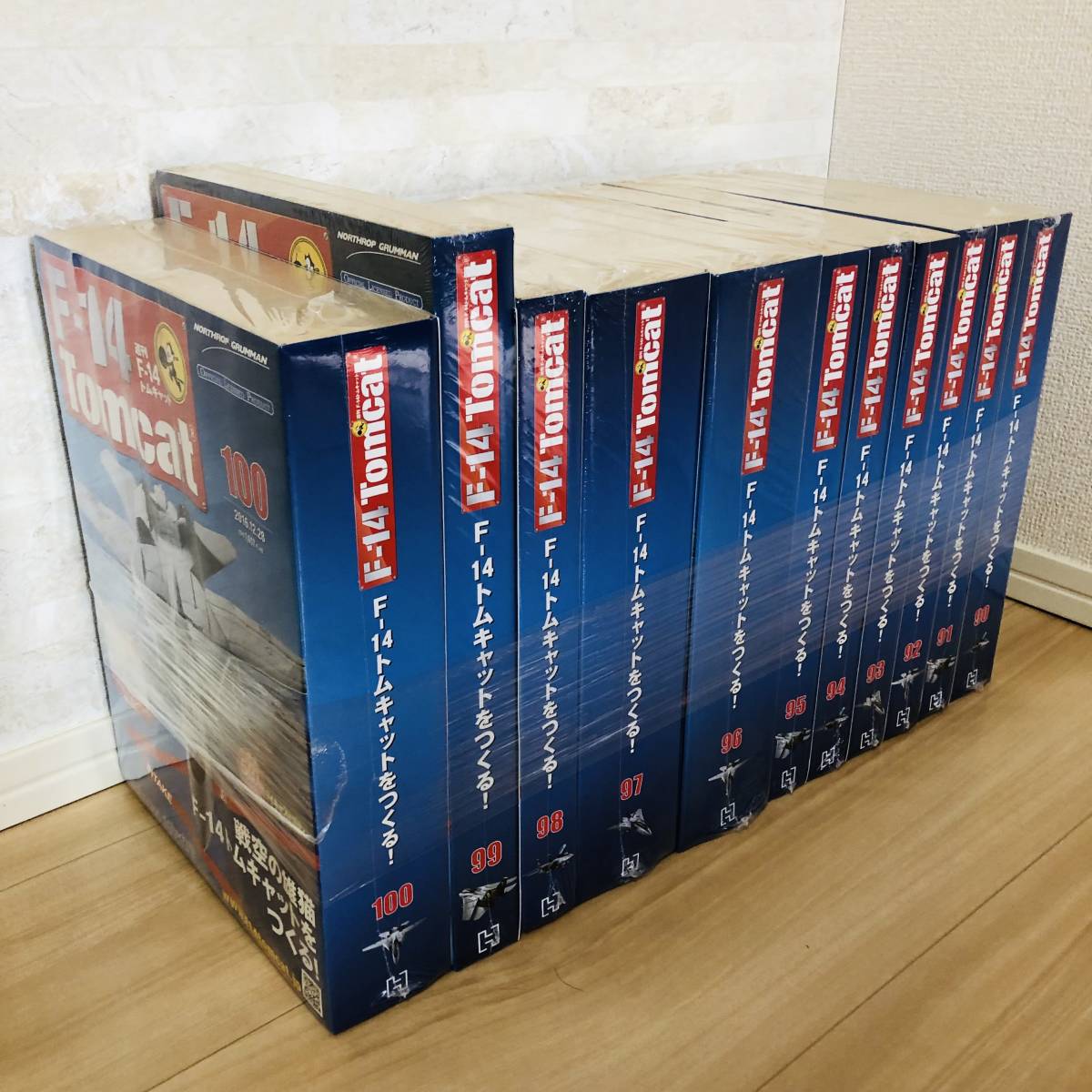 未開封品】 アシェット 週刊F-14トムキャット をつくる！ Vol.90～100