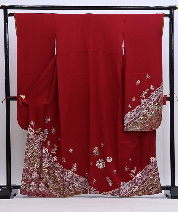 cherry☆B1951fc☆振袖コレクション♪☆振袖 単品☆赤系☆成人式 卒業
