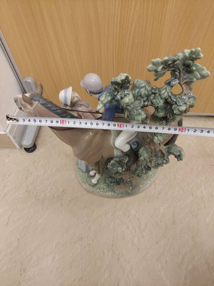 E/F195125】LLADRO リヤドロ 乗馬クラブの恋人たち 陶器人形(リヤドロ