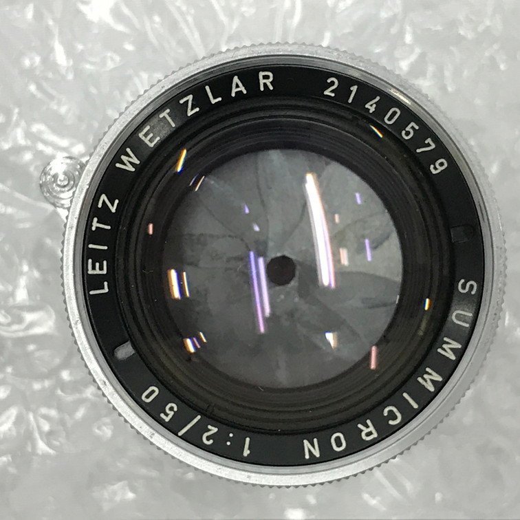 【BCBA1012】ライカ Leica SUMMICRON LEITZ WETZLAR 1:2/50 50mm ライカ LEICA 第3世代 SUMMICRON-M f&frasl;2