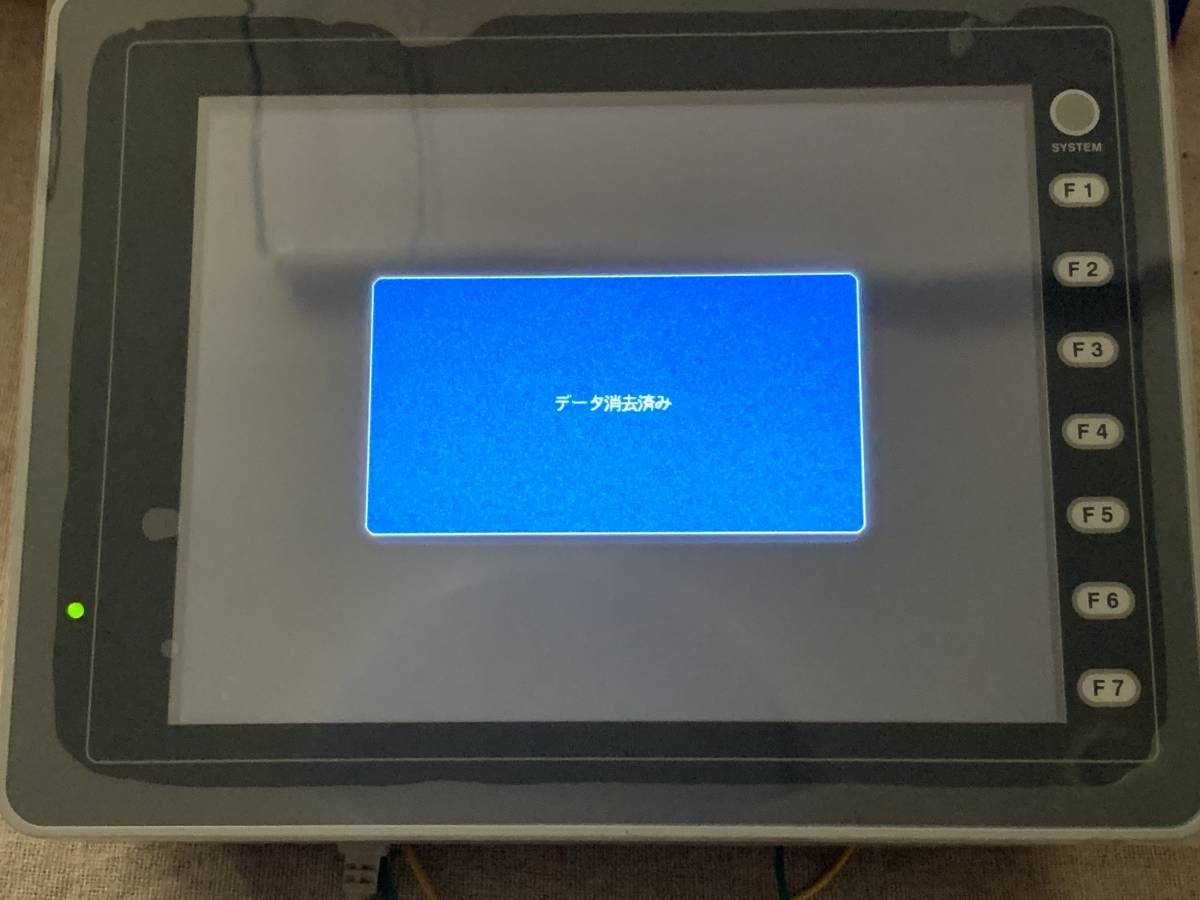 富士電機　V808SDN-U111　タッチパネル POD 発紘電機　no7