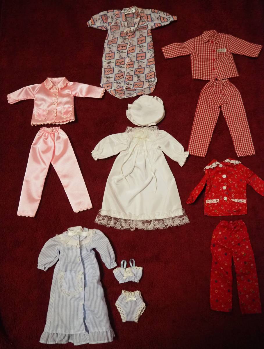 美品☆タカラ・ジェニーちゃん☆ナイティー6点セット（レアな山本寛斉デザイン含む）27㎝サイズ対応