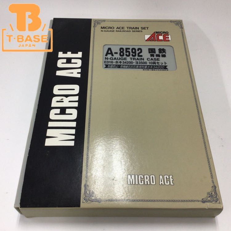 1円〜 動作確認済み MICRO ACE Nゲージ A-8592 国鉄 青海線 ED16・ホキ34200・ヨ3500 10両セット