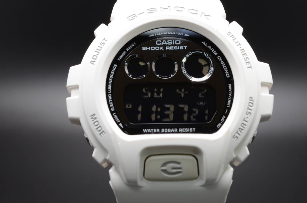 【中古】 CASIO (カシオ) G-SHOCK (Gショック) DW-6900NB デジタル ショックレジスト 電池交換済 腕時計 現状品 (k-0364)
