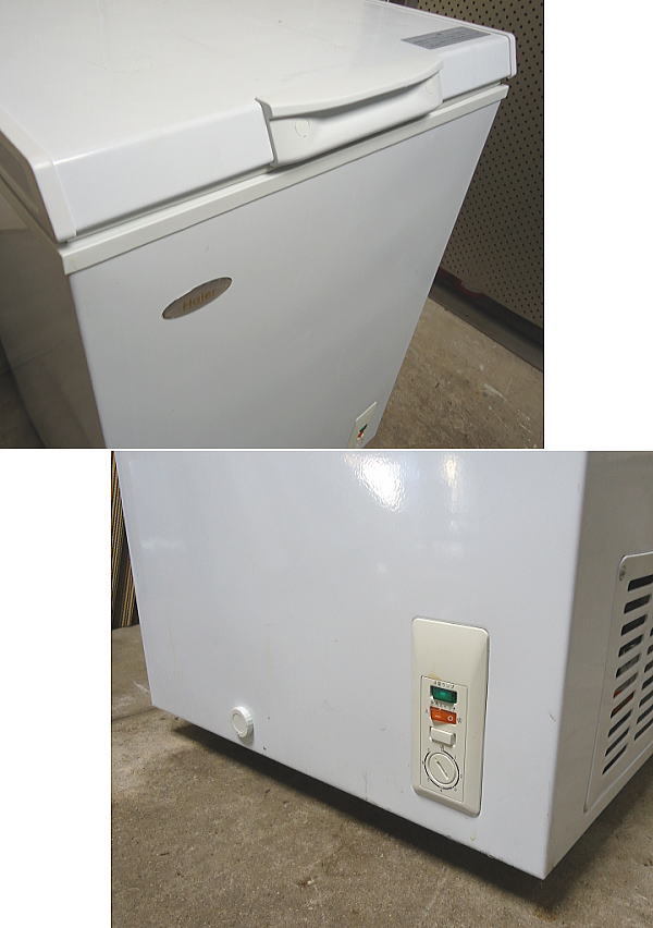 ☆中古 12年製 ハイアール Haier チェスト型 103L 冷凍ストッカー 