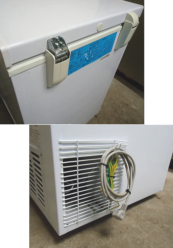 ☆中古 12年製 ハイアール Haier チェスト型 103L 冷凍ストッカー 
