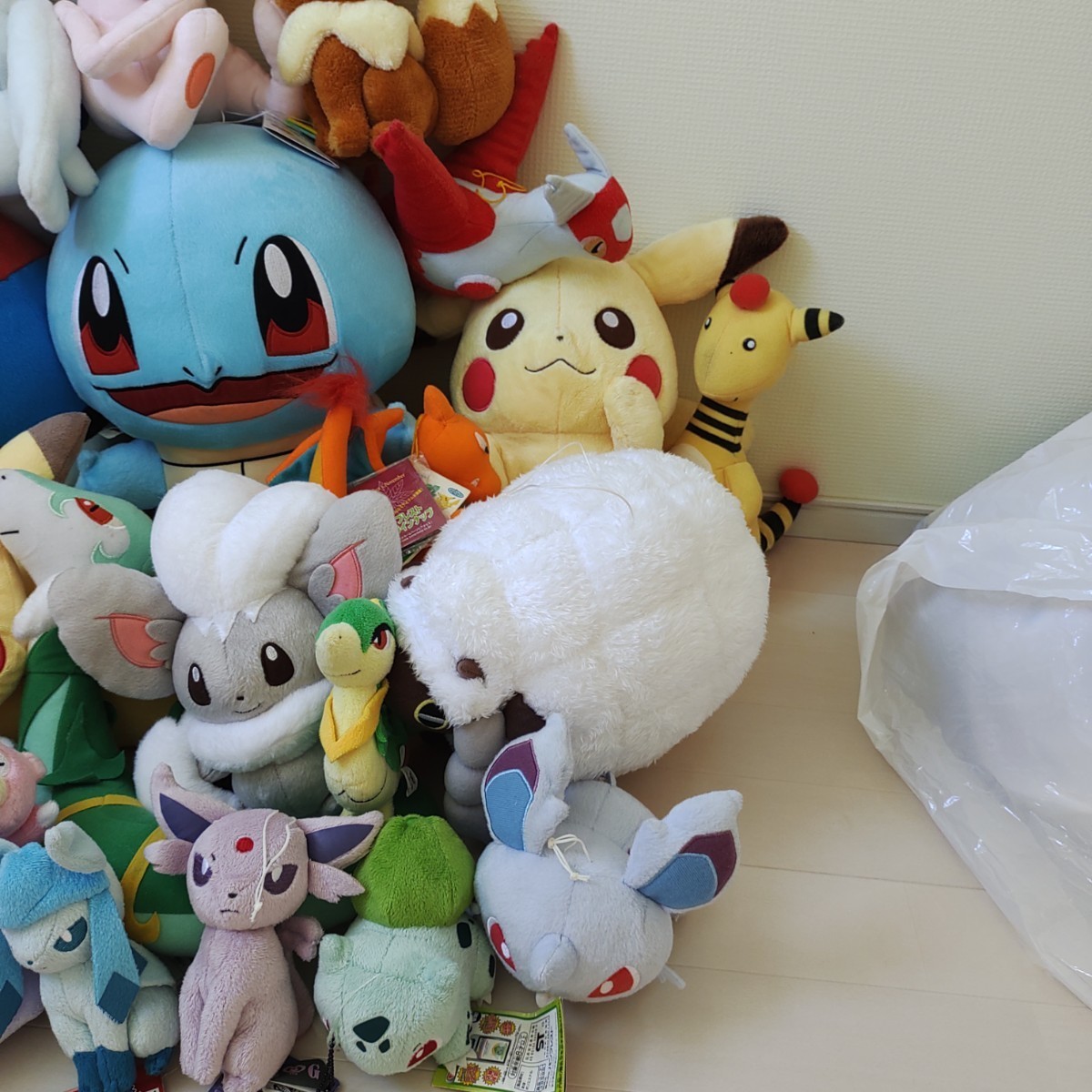ポケットモンスター ポケモン ぬいぐるみ ピカチュウ まとめ 大量