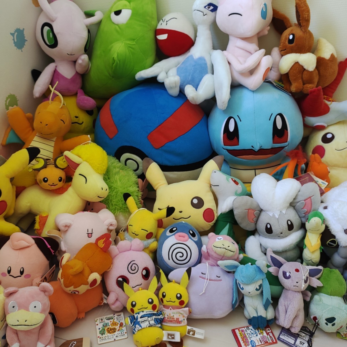 ポケットモンスター ポケモン ぬいぐるみ ピカチュウ まとめ 大量