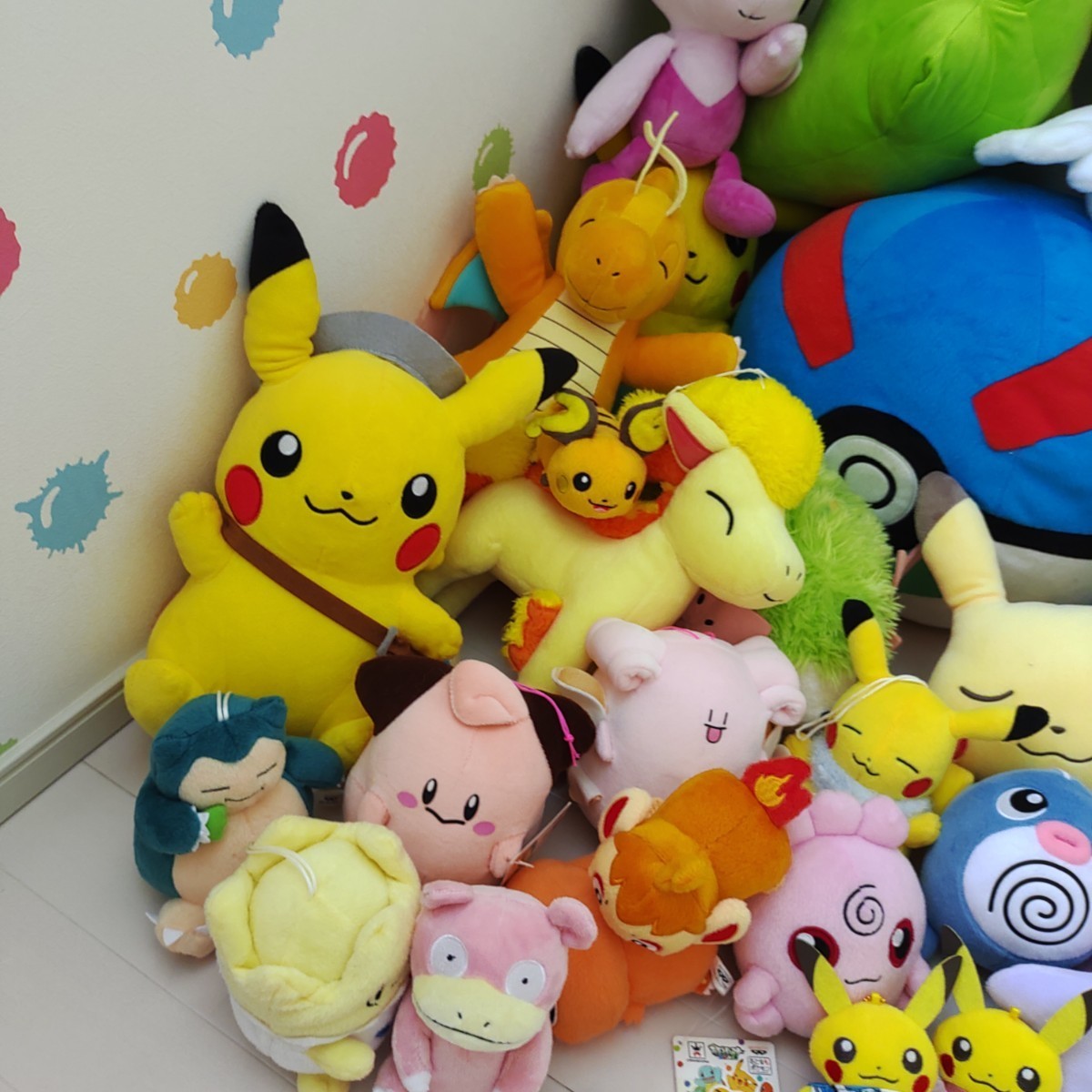 ポケットモンスター ポケモン ぬいぐるみ ピカチュウ まとめ 大量