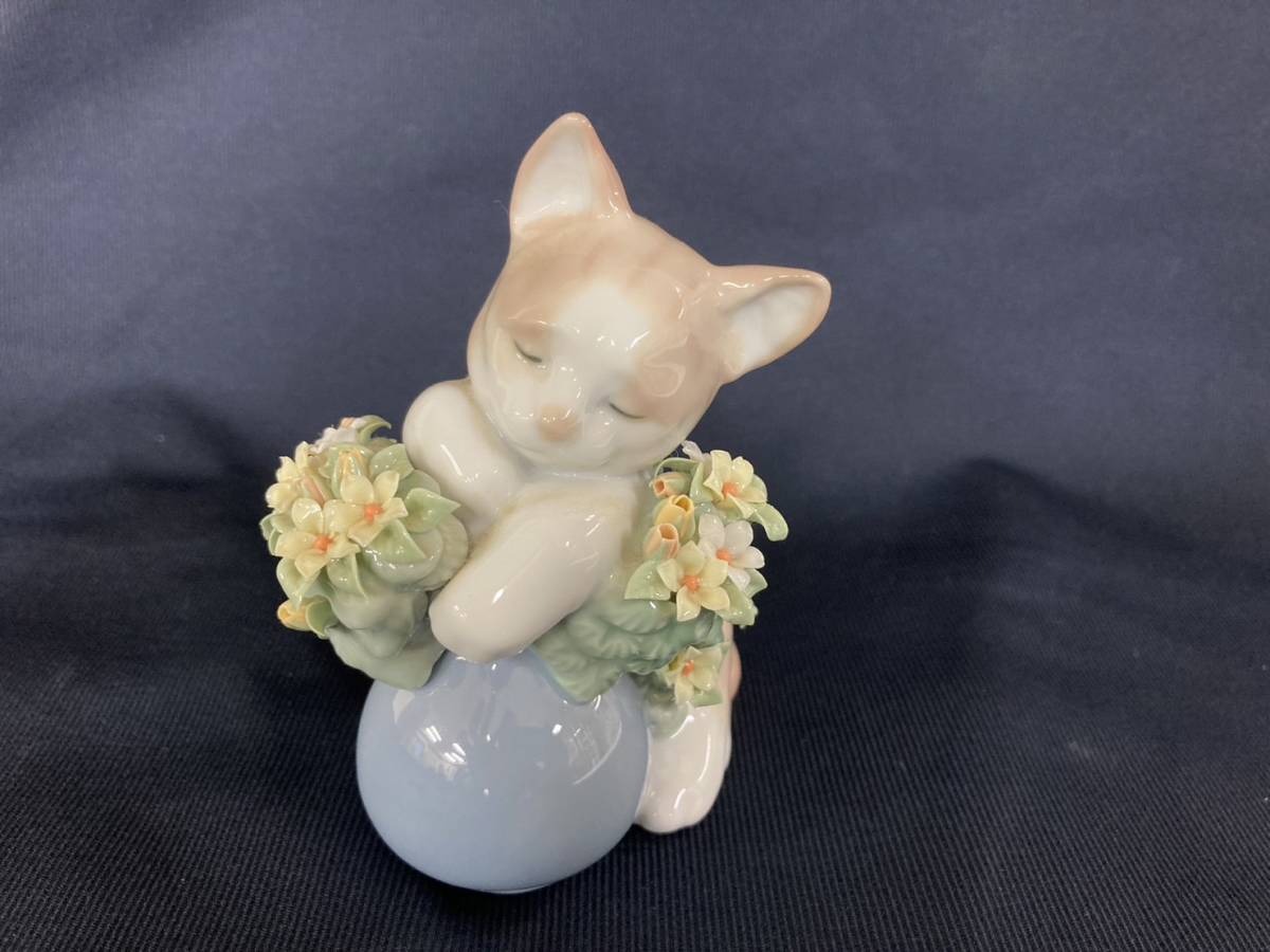 lladro リヤドロ LLADRO リアドロ お昼寝の場所 子猫 フィギュリン