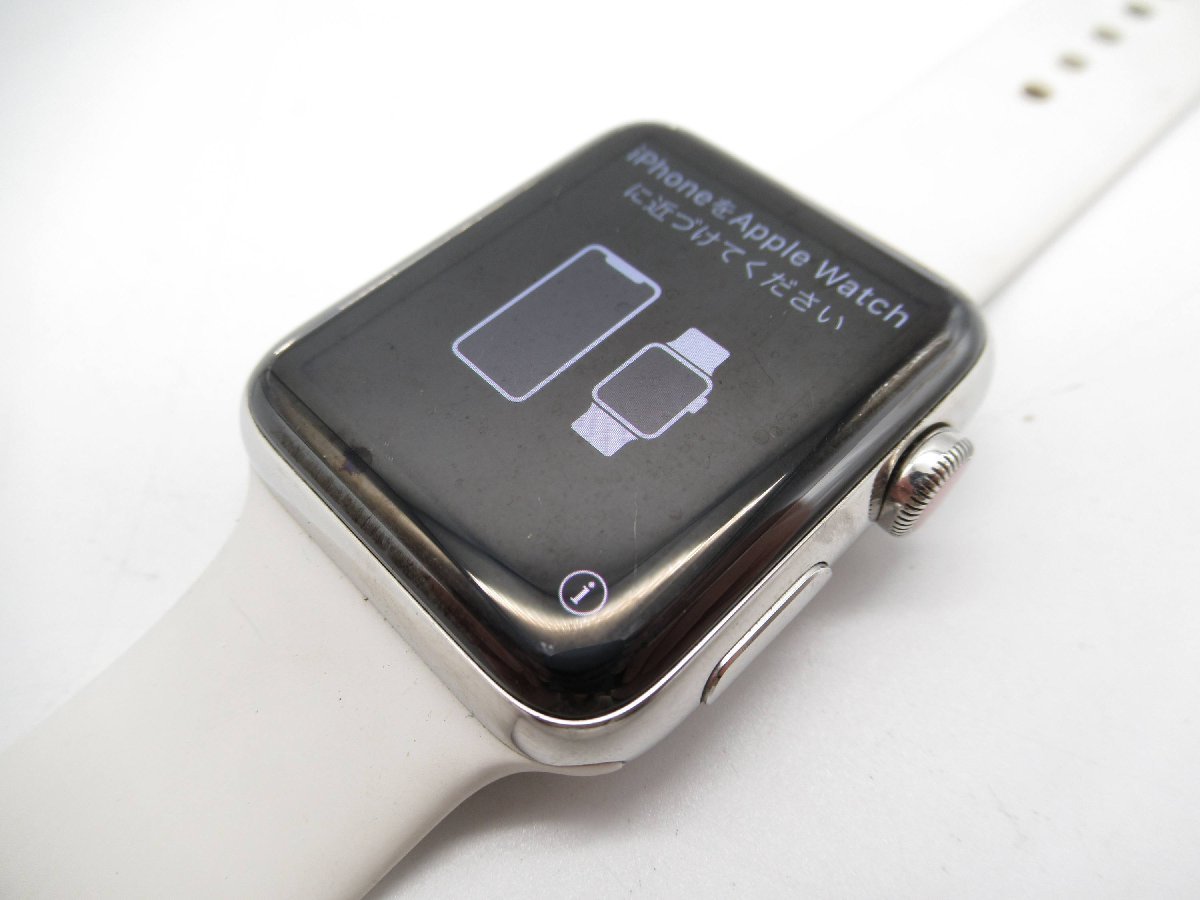 新作登場，100%新品 Apple Watch Series3 42mm WR-50M アップルウォッチ シリーズ3 アクティベーションロック品 H0307547(スマートウォッチ本体)｜売買されたオークション情報、yahooの商品情報をアーカイブ公開 - オークフ スマートウォッチ本体