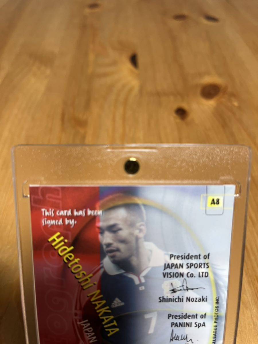 Panini World Cup 2002 中田英寿 直筆サインカード サンプル版