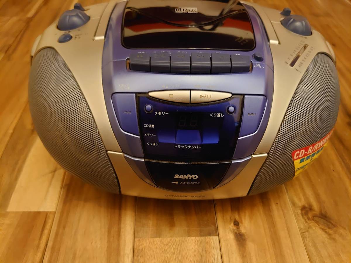 SANYO サンヨー CDラジオカセットレコーダー PH-PR77(L) 中古