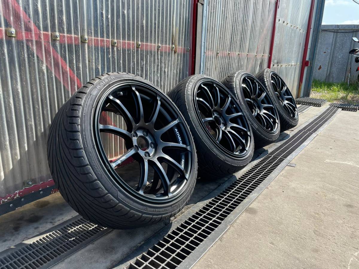 アドバン RS2 9j52 5H100 ４本セット 86 BRZ advan te37 ce28 インプレッサ 18インチ 225/40R18 5穴
