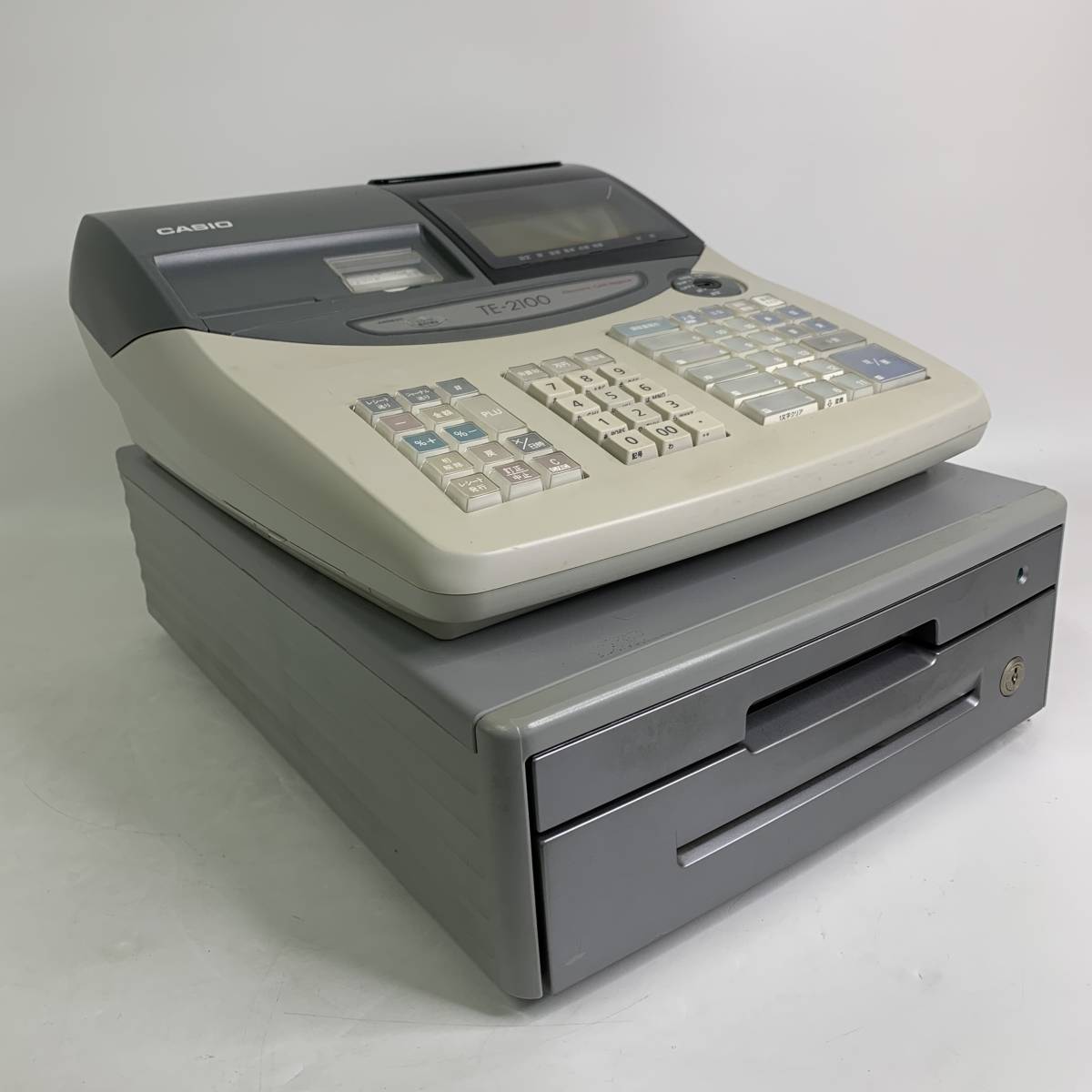 CASIO TE-2100-15S グレー CASIO TE-2100-15S グレー | レジスター本体