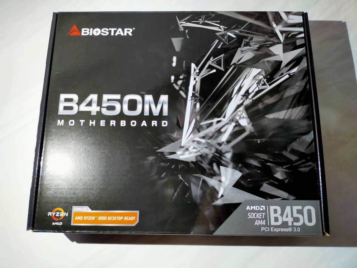 BIOSTAR　　B450MHP　　AM4　　未使用　　送料無料