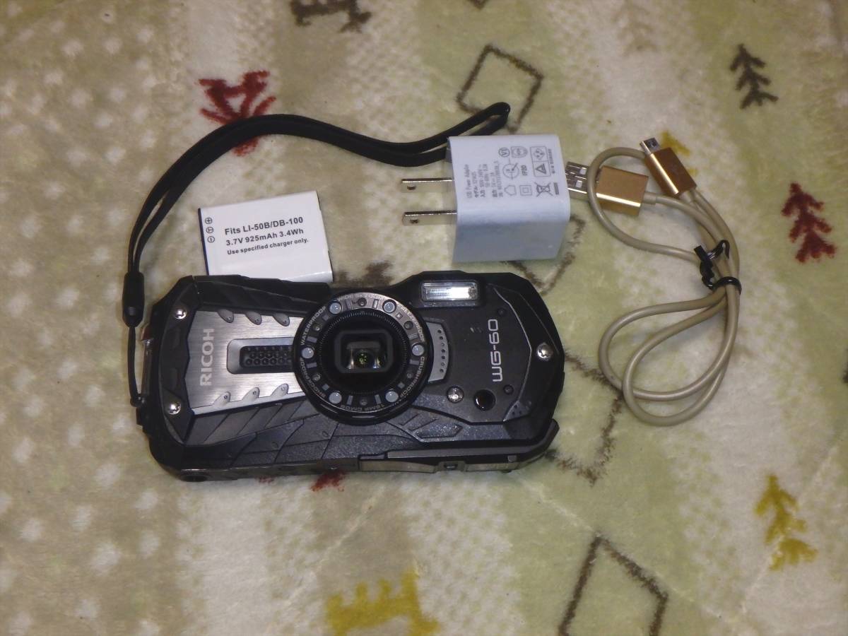 送料無料 RICOH デジタルカメラ WG-60　難あり