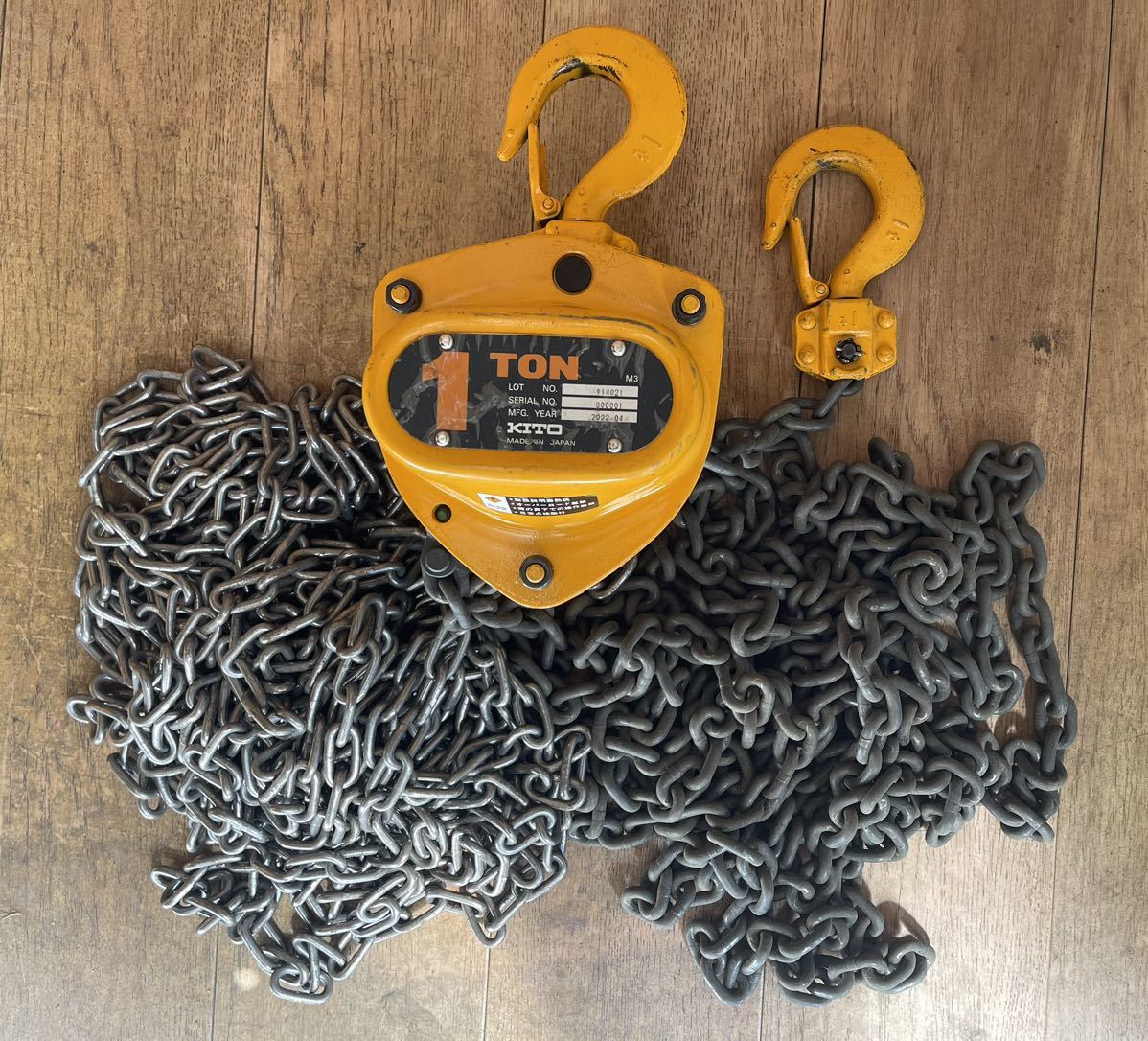 人気，SALE 8m 極上 キトー チェーンブロック 即納 領収書可 送料一律 KITO ロングチェーン 6m 7m 同様(工具、DIY用品)｜売買されたオークション情報、yahooの商品情報をアーカイブ公開 - オークファン その他