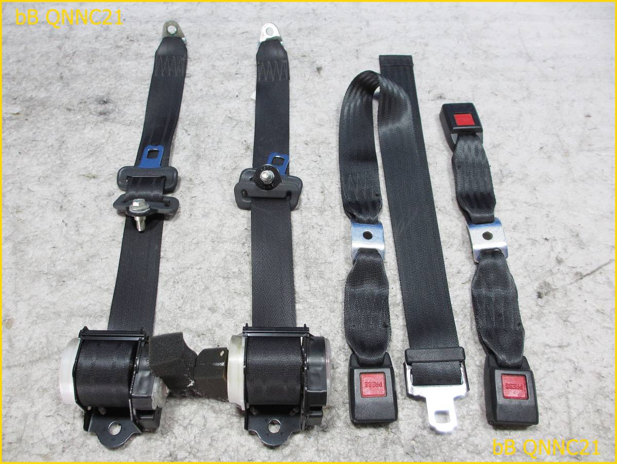 トヨタ QNC21 bB 純正 リア シートベルト キャッチセット